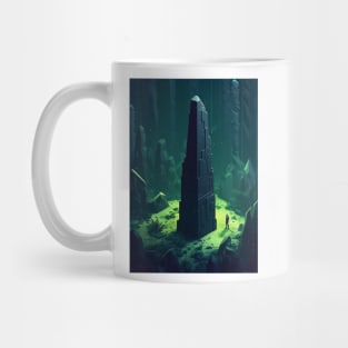 Ancient mysterious monolith Mug